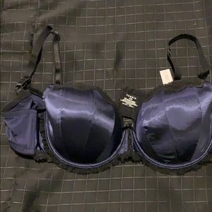 torrid Intimates & Sleepwear - NWT torrid Navy Satin Balconette Bra 44D torrid Intimates & Sleepwear - NWT torrid Navy Satin Balconette Bra 44D